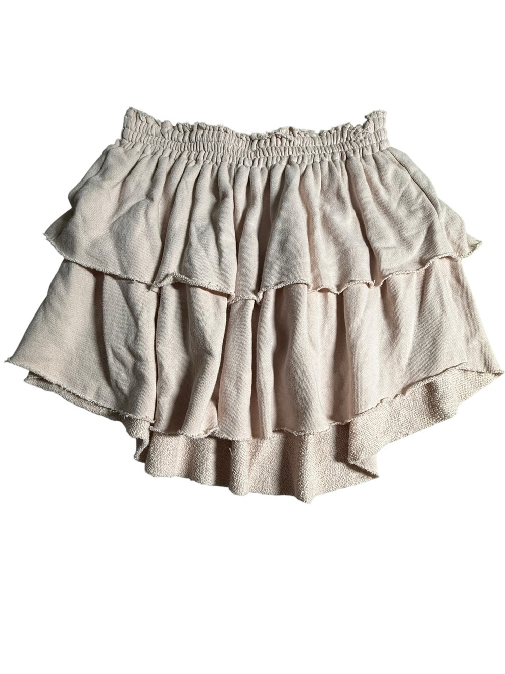aerie Tiered Ruffle Maxi Skirt with Smocked Waist